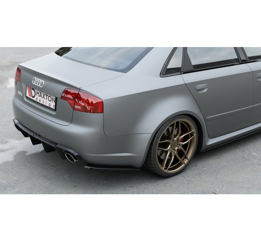 Maxton Design REAR SIDE SPLITTERS V.2 Audi RS4 Sedan B7