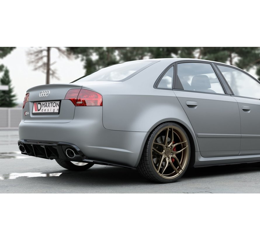 Maxton Design REAR SIDE SPLITTERS V.2 Audi RS4 Sedan B7