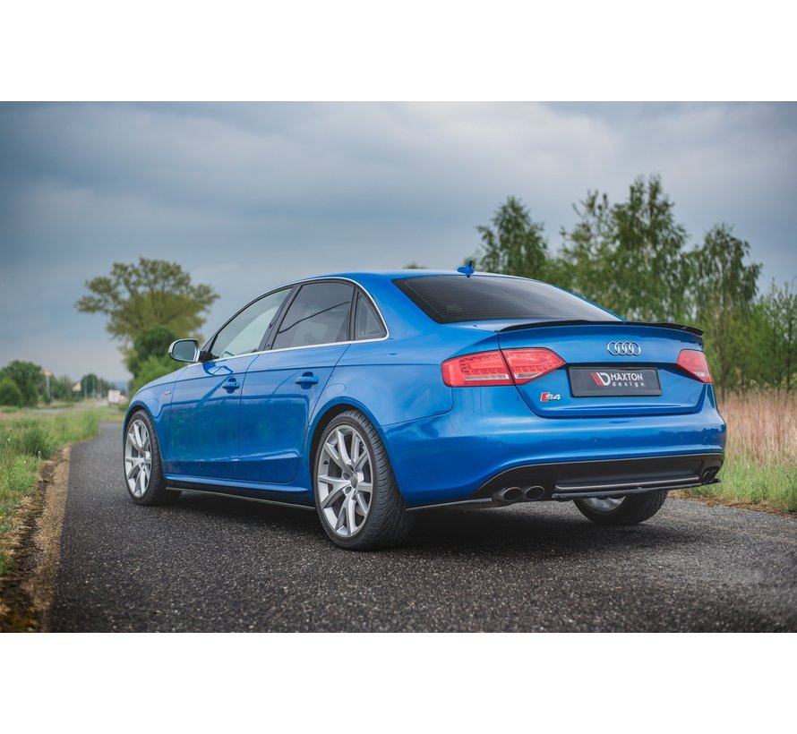 Maxton Design REAR SIDE SPLITTERS Audi S4 / A4 S-Line B8 Sedan