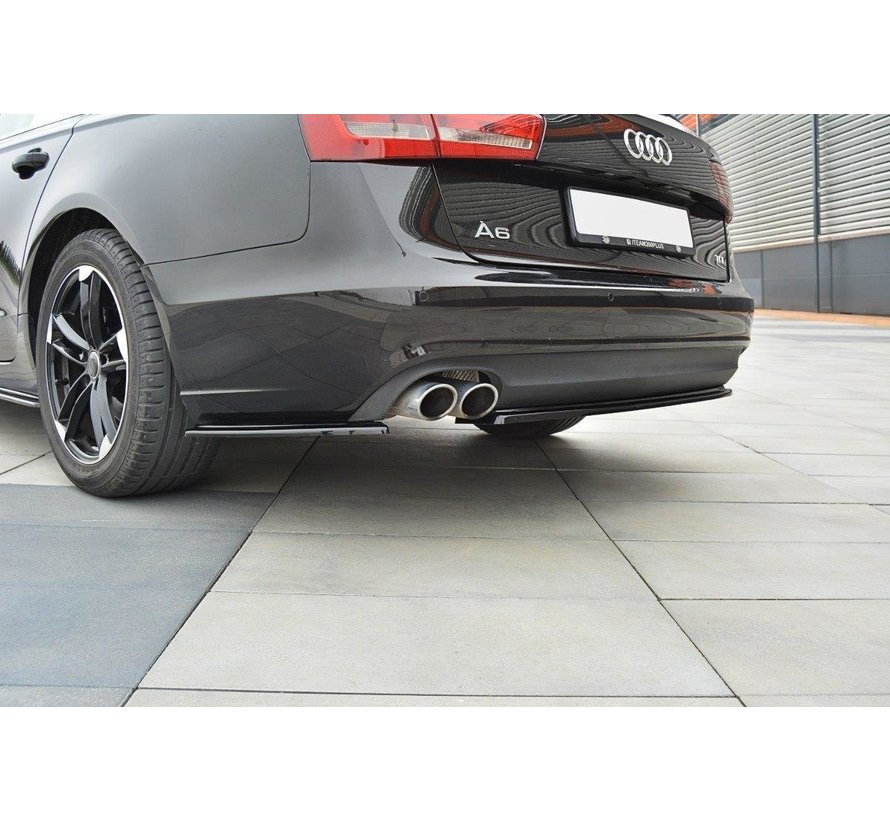 Maxton Design REAR SIDE SPLITTERS Audi A6 C7 Avant