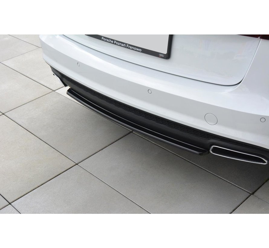 Maxton Design CENTRAL REAR DIFFUSER Audi A6 C7 Avant S-line Facelift