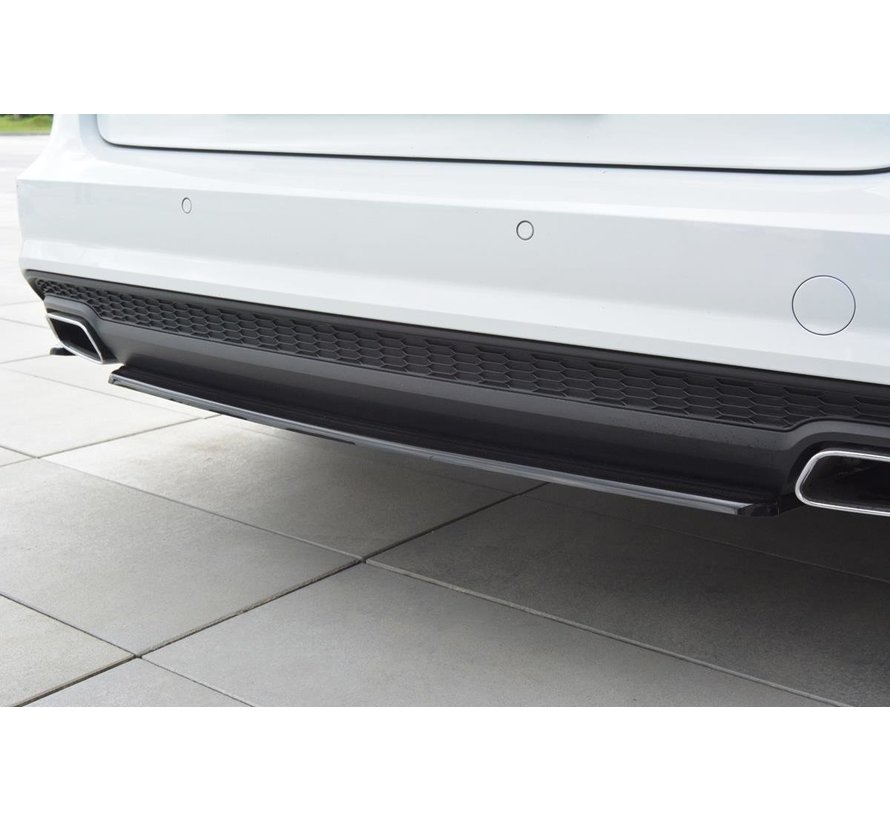 Maxton Design CENTRAL REAR DIFFUSER Audi A6 C7 Avant S-line Facelift