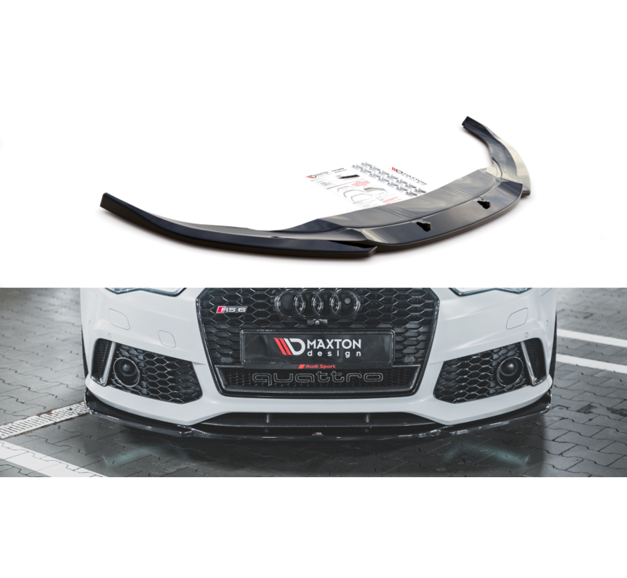 Maxton Design FRONT SPLITTER V.3 Audi RS6 C7