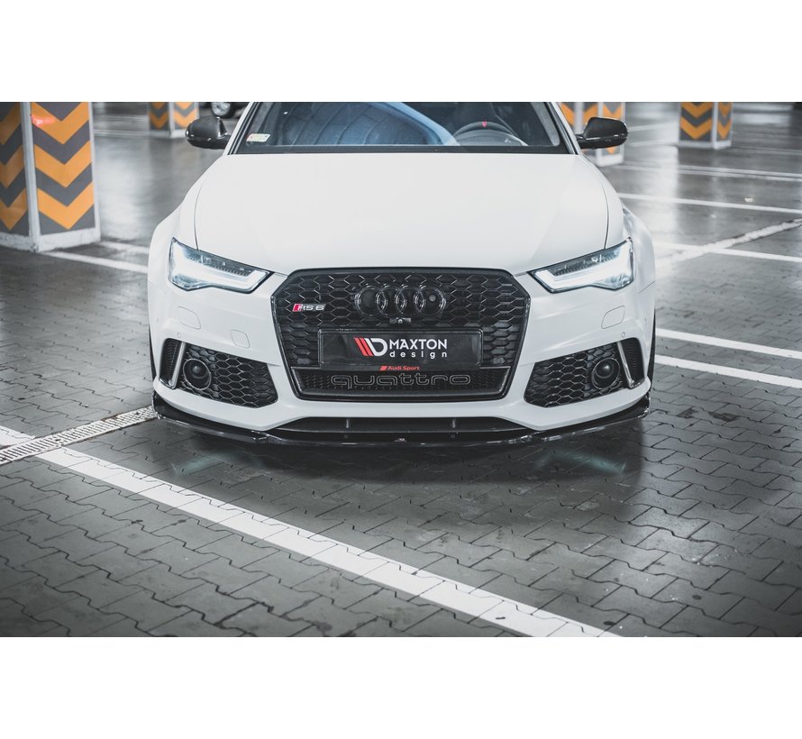 Maxton Design FRONT SPLITTER V.3 Audi RS6 C7