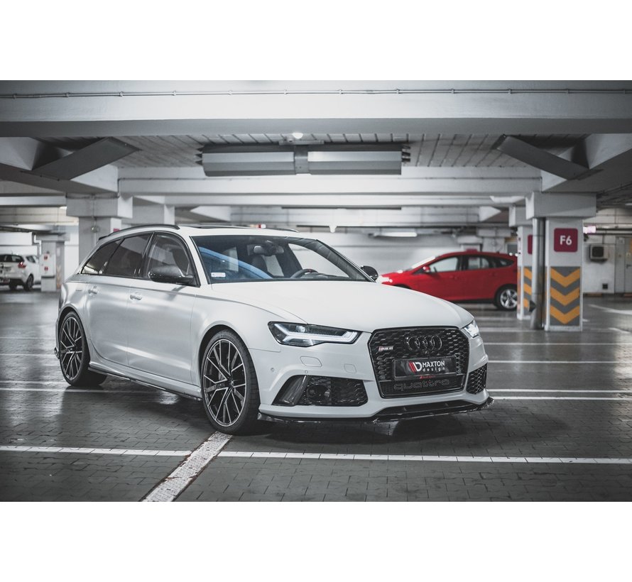 Maxton Design FRONT SPLITTER V.4 Audi RS6 C7