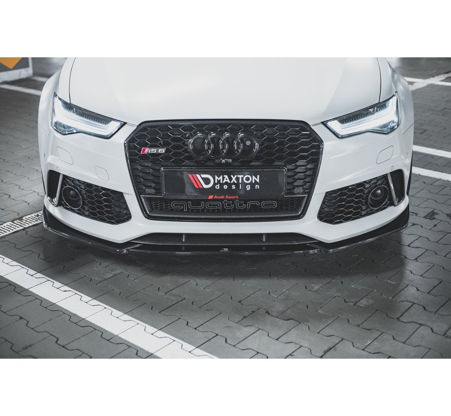 Maxton Design FRONT SPLITTER V.4 Audi RS6 C7