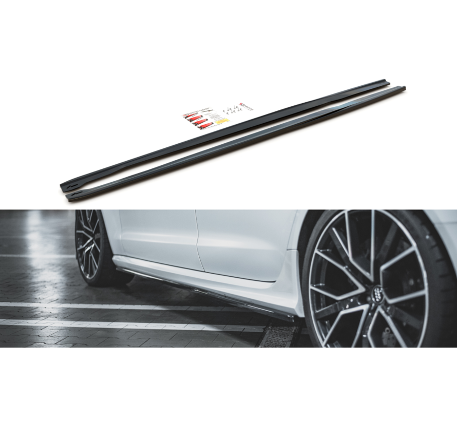 Maxton Design SIDE SKIRTS DIFFUSERS  V.2 Audi RS6 C7