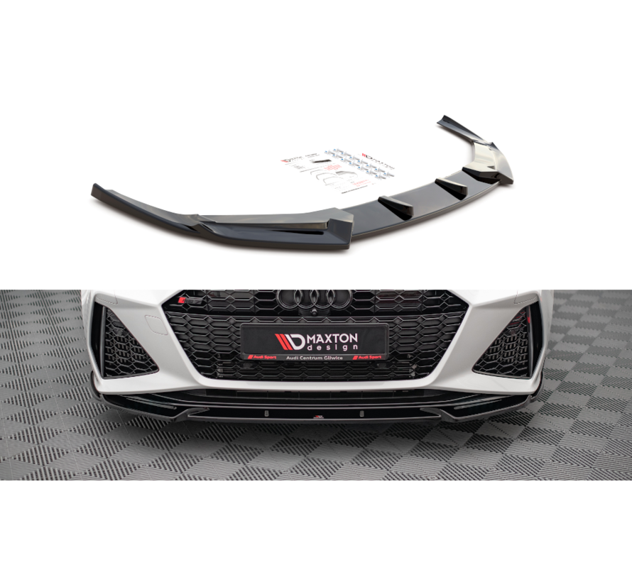 Maxton Design FRONT SPLITTER V.1 Audi RS6 C8