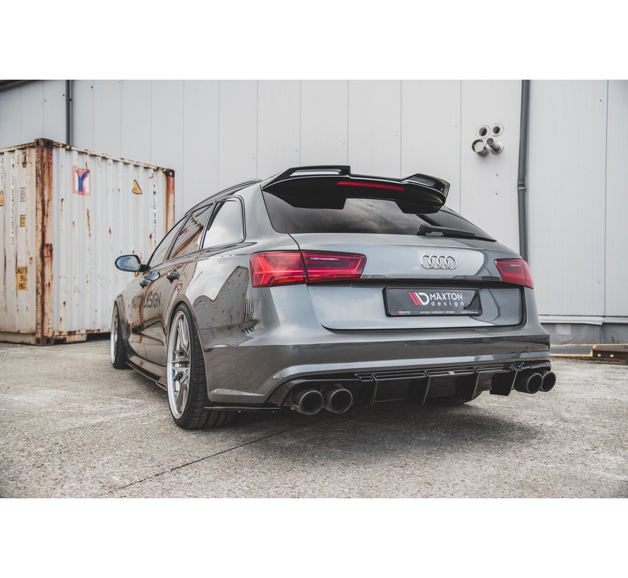 Maxton Design REAR DIFFUSER Audi S6 / A6 S-Line C7 FL