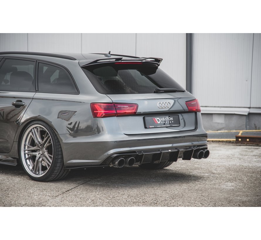 Maxton Design REAR DIFFUSER Audi S6 / A6 S-Line C7 FL