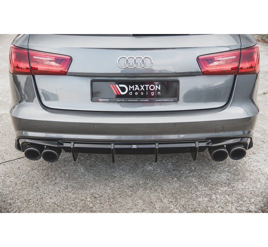 Maxton Design REAR DIFFUSER Audi S6 / A6 S-Line C7 FL