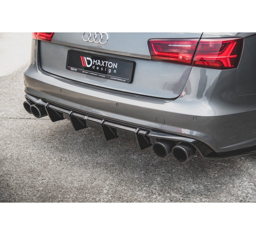 Maxton Design REAR DIFFUSER Audi S6 / A6 S-Line C7 FL