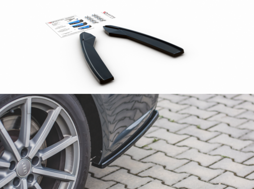 Maxton Design Maxton Design REAR SIDE SPLITTERS Audi S6 / A6 S-Line C7 FL