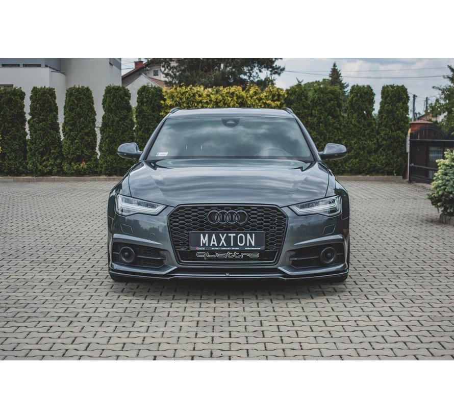 Maxton Design FRONT SPLITTER Audi S6 / A6 S-Line C7 FL