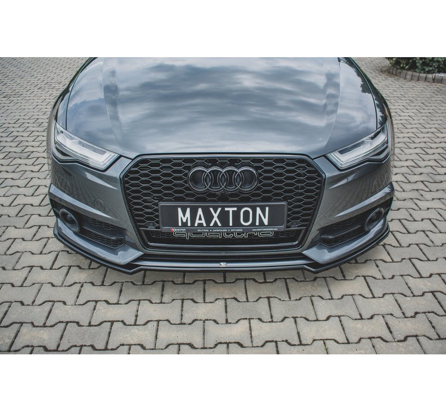 Maxton Design FRONT SPLITTER Audi S6 / A6 S-Line C7 FL