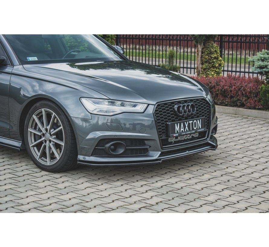 Maxton Design FRONT SPLITTER Audi S6 / A6 S-Line C7 FL