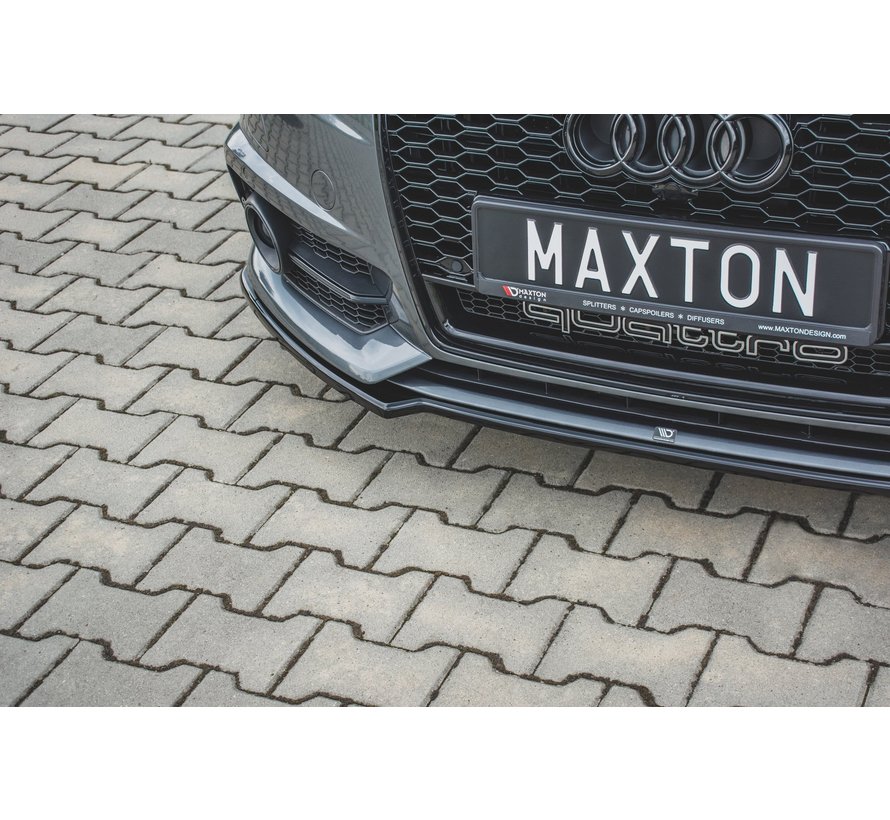 Maxton Design FRONT SPLITTER Audi S6 / A6 S-Line C7 FL
