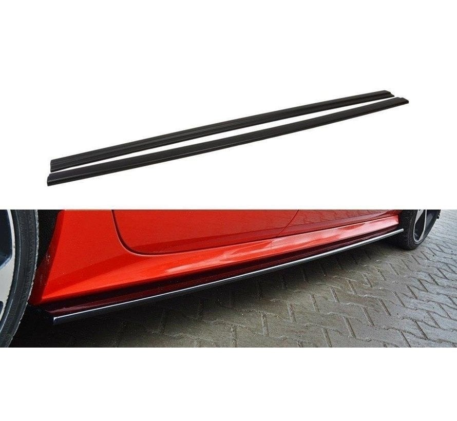 Maxton Design SIDE SKIRTS DIFFUSERS  Audi S7 / A7 S-Line C7 FL