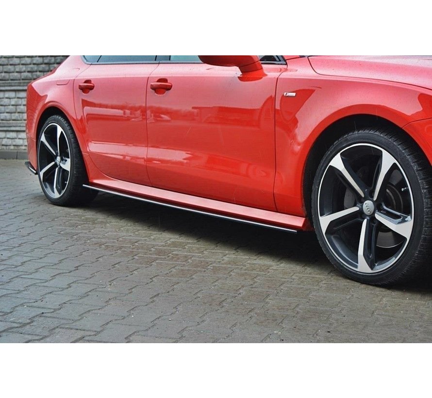 Maxton Design SIDE SKIRTS DIFFUSERS  Audi S7 / A7 S-Line C7 FL