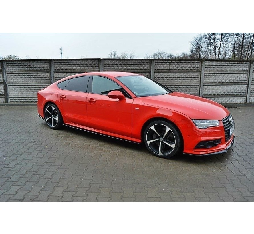 Maxton Design SIDE SKIRTS DIFFUSERS  Audi S7 / A7 S-Line C7 FL