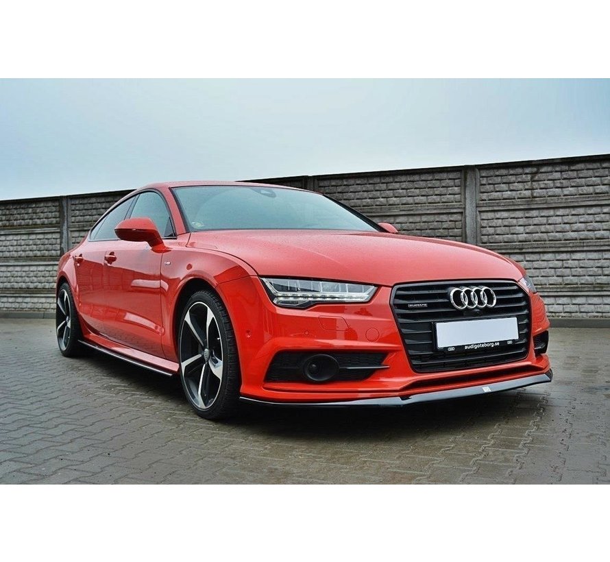 Maxton Design FRONT SPLITTER Audi S7 / A7 S-Line C7 FL