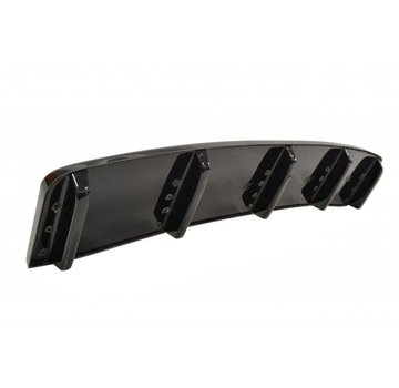 Maxton Design Maxton Design CENTRAL REAR DIFFUSER AUDI A7 S-LINE (FACELIFT) (with vertical bars)