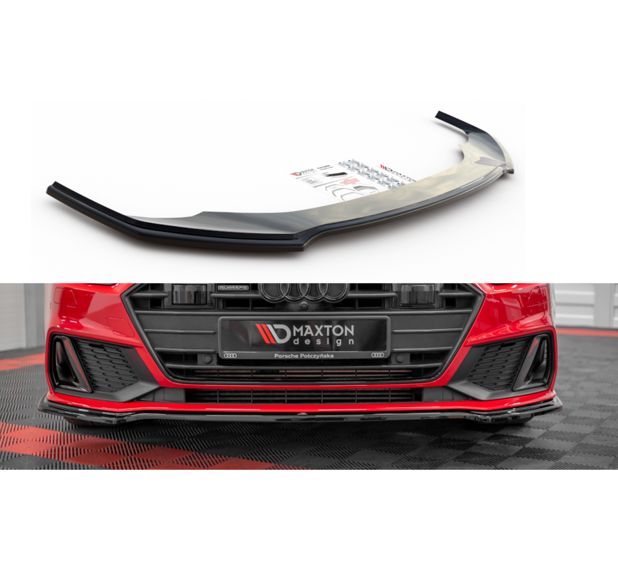 Maxton Design FRONT SPLITTER V.1 Audi A7 C8 S-Line