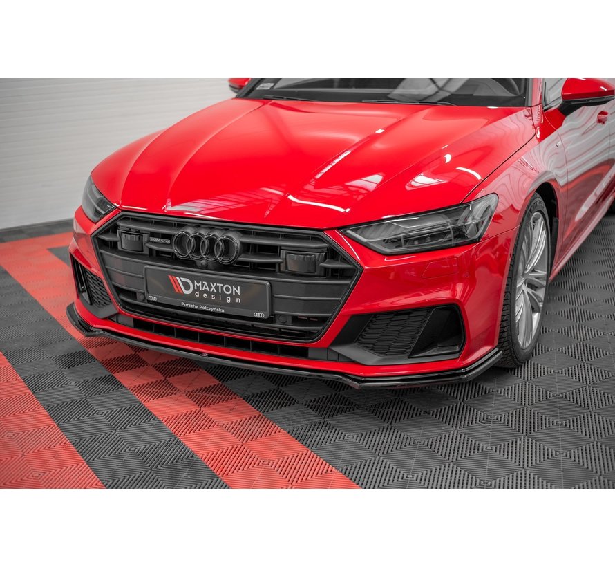 Maxton Design FRONT SPLITTER V.1 Audi A7 C8 S-Line