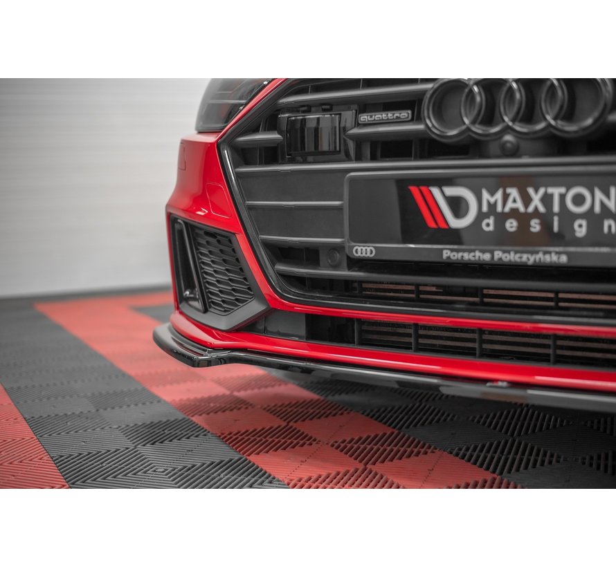 Maxton Design FRONT SPLITTER V.1 Audi A7 C8 S-Line