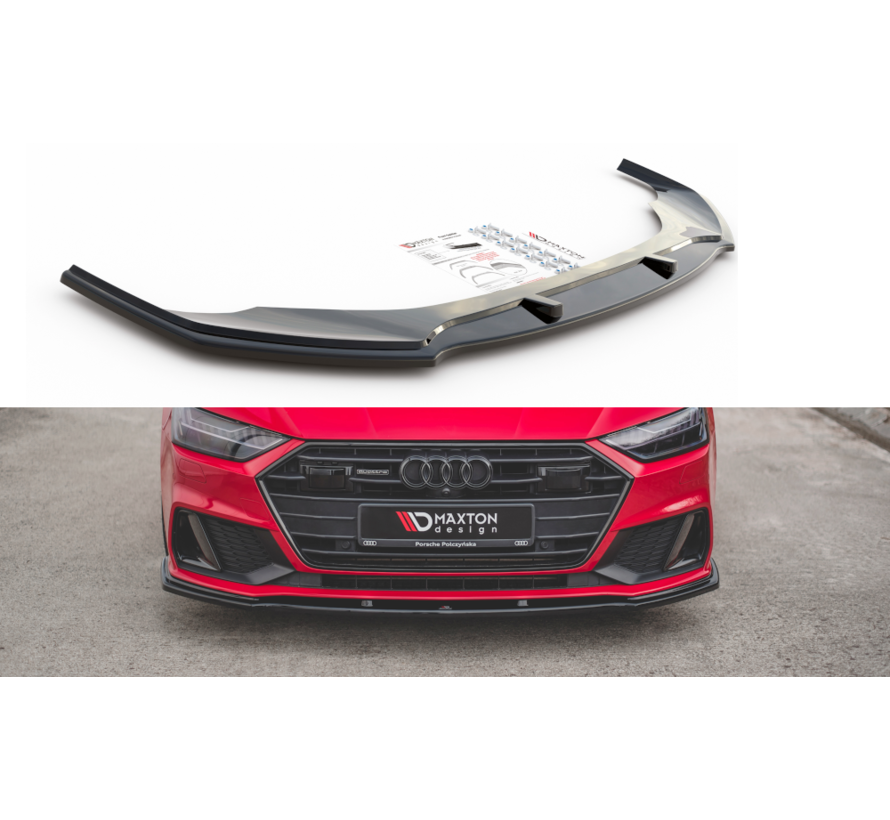 Maxton Design FRONT SPLITTER V.2 Audi A7 C8 S-Line