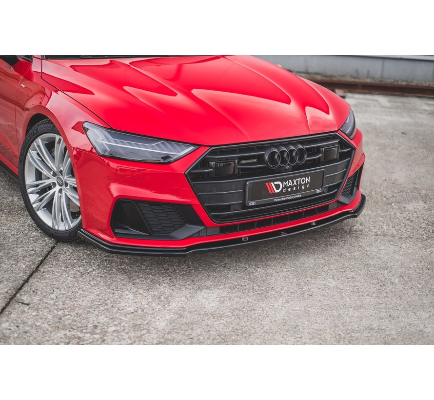 Maxton Design FRONT SPLITTER V.2 Audi A7 C8 S-Line