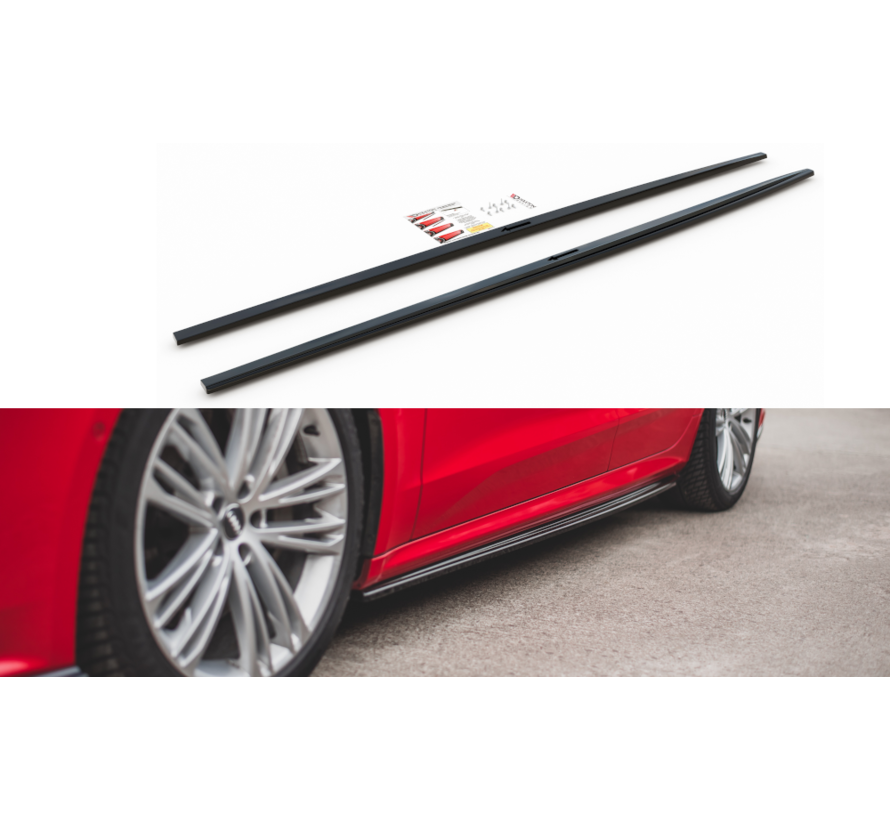 Maxton Design SIDE SKIRTS DIFFUSERS  Audi A7 C8 S-Line