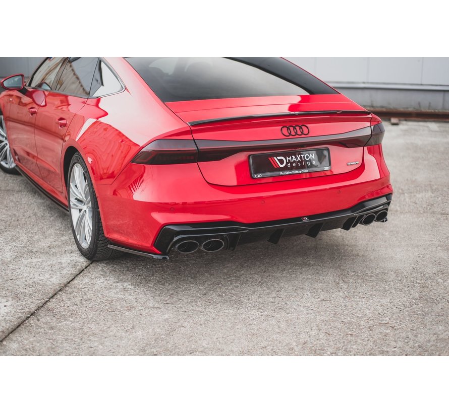 Maxton Design REAR SIDE SPLITTERS Audi A7 C8 S-Line