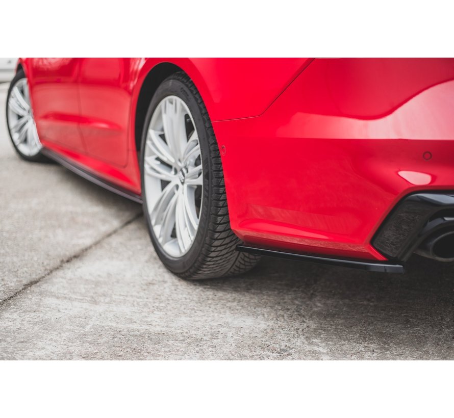 Maxton Design REAR SIDE SPLITTERS Audi A7 C8 S-Line