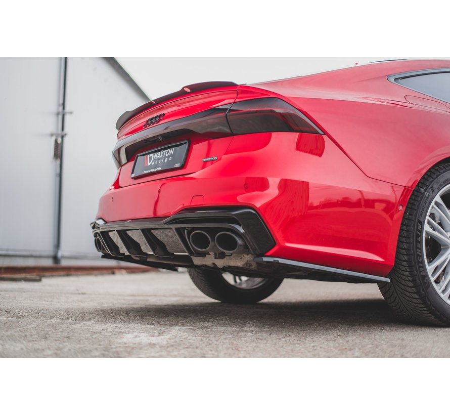 Maxton Design REAR DIFFUSER Audi A7 C8 S-Line