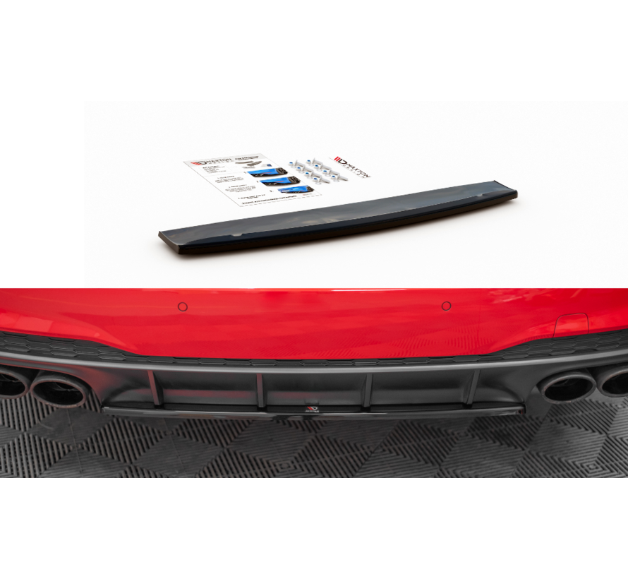 Maxton Design CENTRAL REAR DIFFUSER Audi A7 C8 S-Line