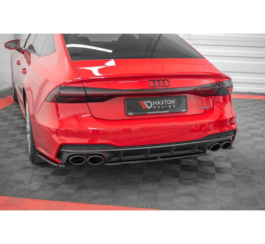 Maxton Design CENTRAL REAR DIFFUSER Audi A7 C8 S-Line