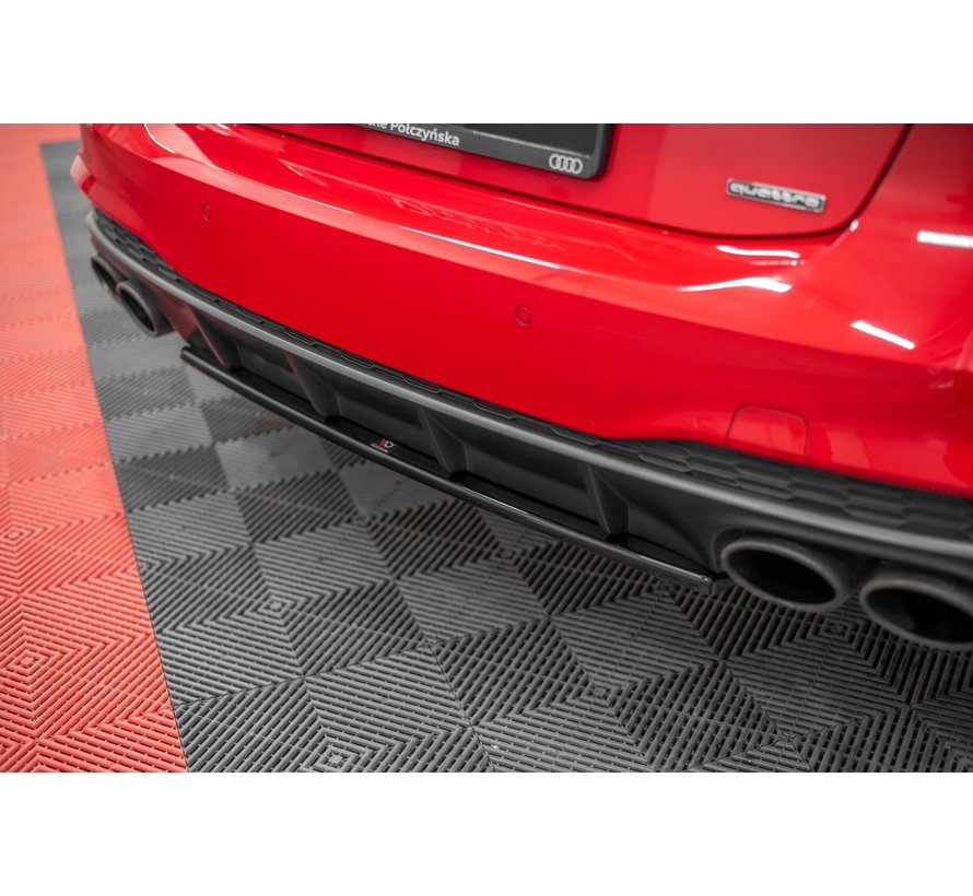 Maxton Design CENTRAL REAR DIFFUSER Audi A7 C8 S-Line