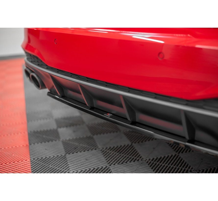 Maxton Design CENTRAL REAR DIFFUSER Audi A7 C8 S-Line