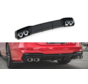 Maxton Design REAR DIFFUSER + Exhaust Ends Imitation Audi A7 C8 S-Line
