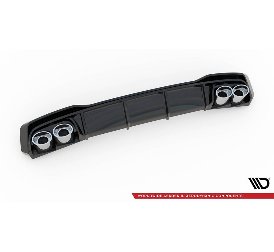 Maxton Design REAR DIFFUSER + Exhaust Ends Imitation Audi A7 C8 S-Line