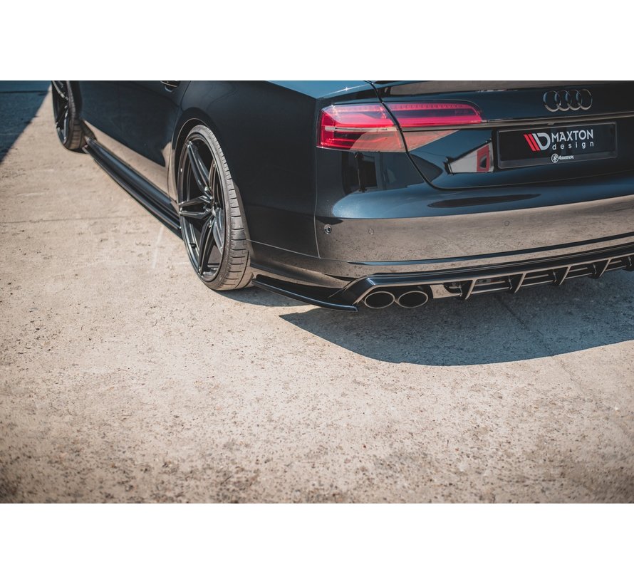 Maxton Design REAR SIDE SPLITTERS V.2 Audi S8 D4 Facelift