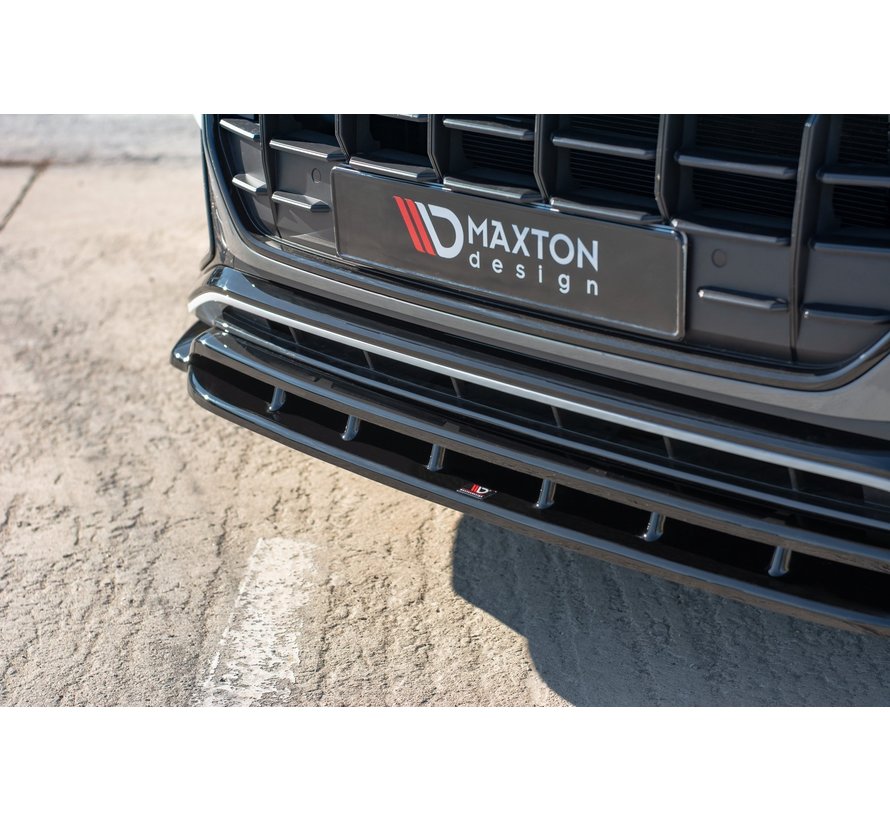 Maxton Design FRONT SPLITTER  Audi Q8 S-line