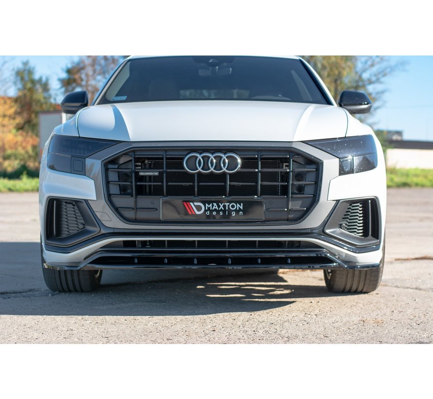 Maxton Design FRONT SPLITTER  Audi Q8 S-line