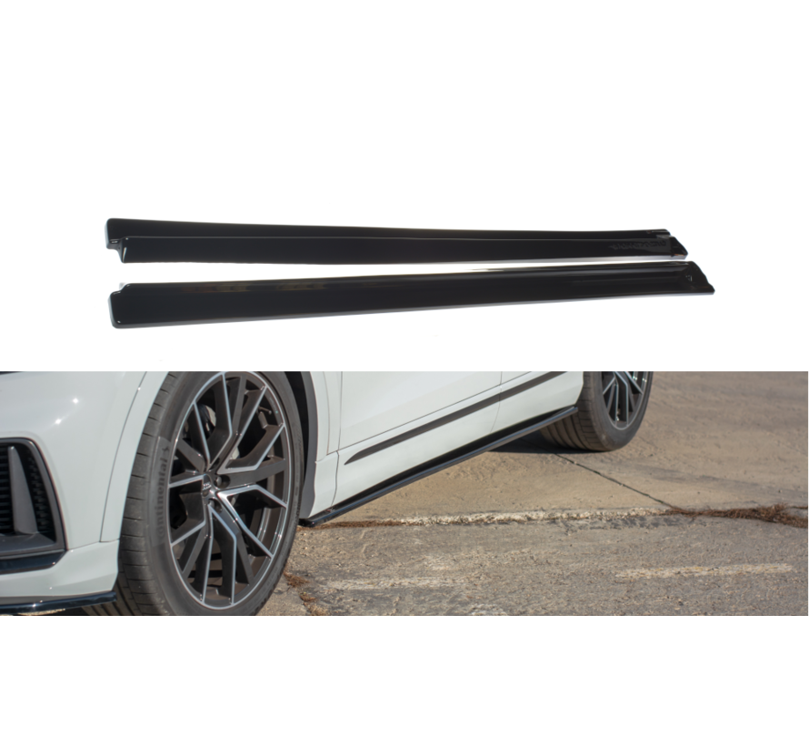 Maxton Design SIDE SKIRTS DIFFUSERS Audi Q8 S-line