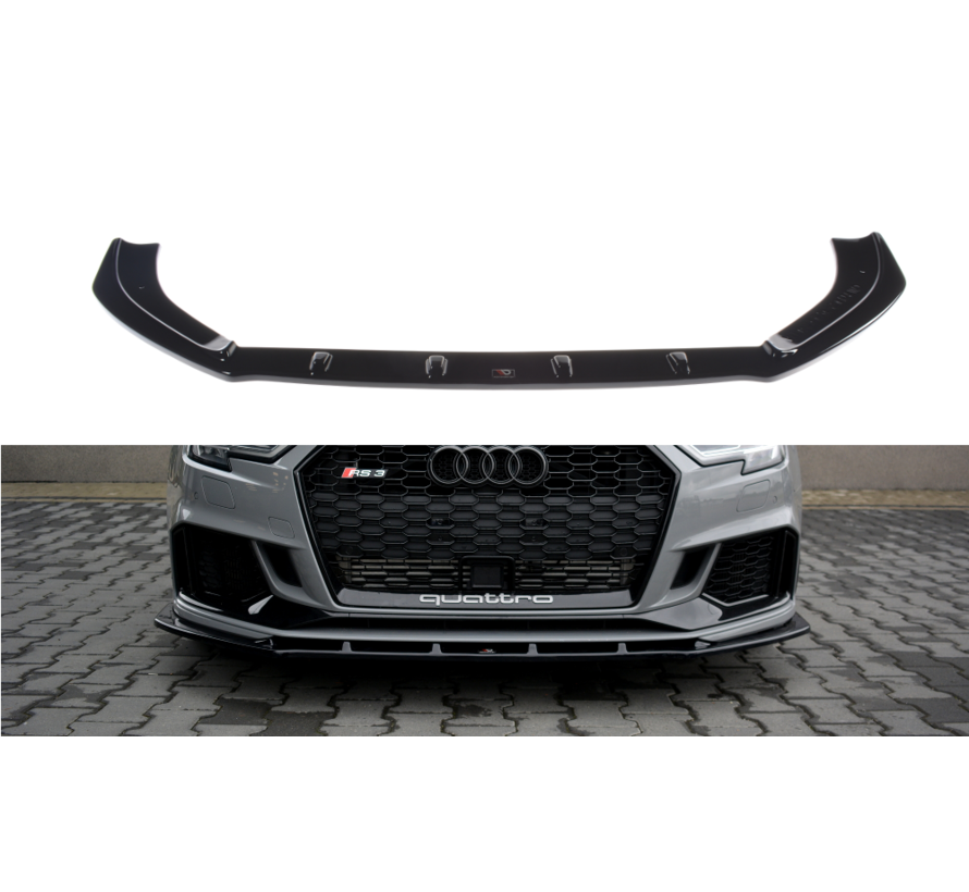 Maxton Design FRONT SPLITTER V.1 AUDI RS3 8V FL SEDAN