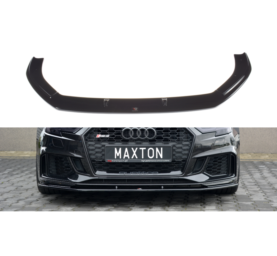 Maxton Design FRONT SPLITTER V.1 AUDI RS3 8V FL SPORTBACK