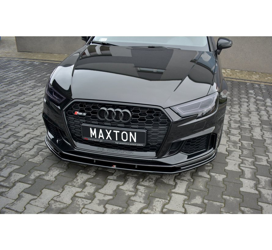 Maxton Design FRONT SPLITTER V.1 AUDI RS3 8V FL SPORTBACK
