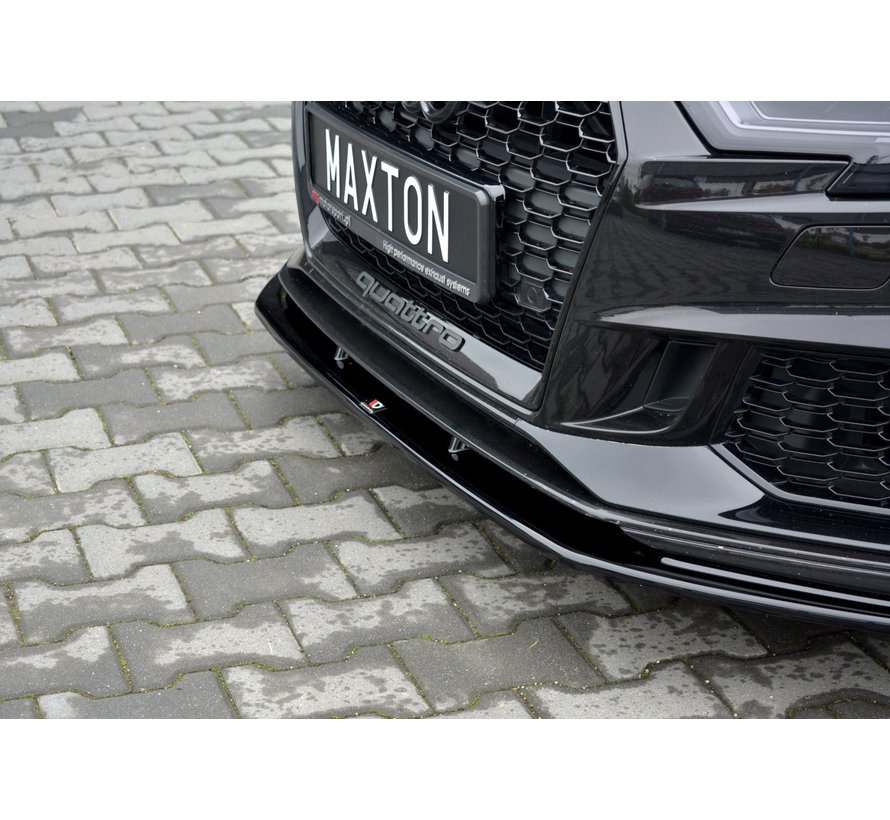 Maxton Design FRONT SPLITTER V.1 AUDI RS3 8V FL SPORTBACK