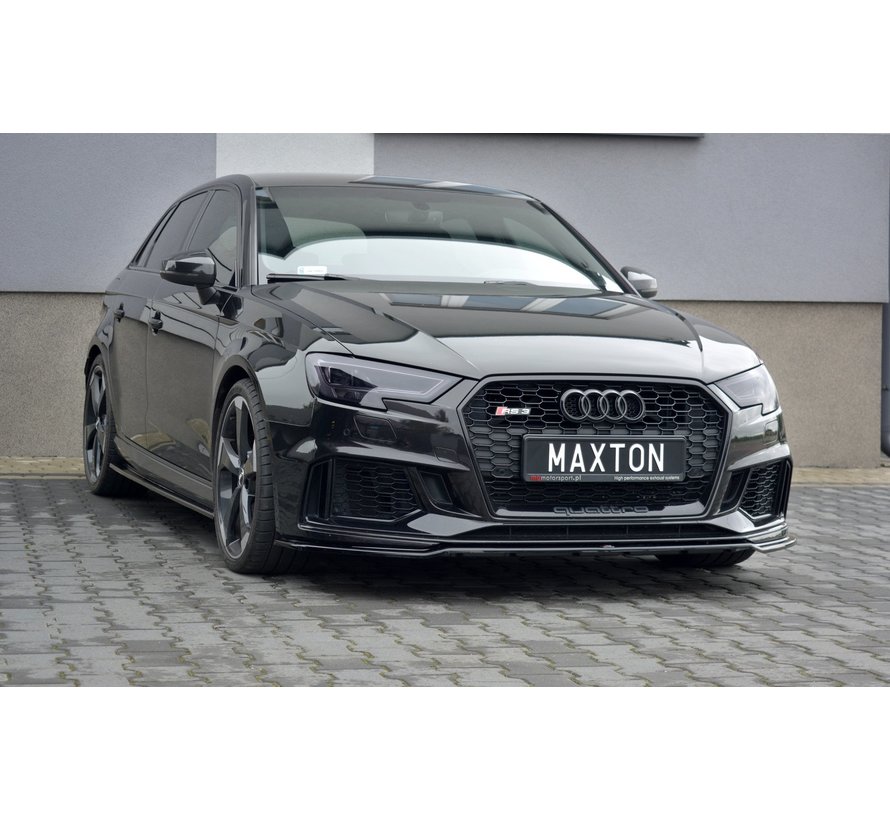 Maxton Design FRONT SPLITTER V.2 AUDI RS3 8V FL SPORTBACK